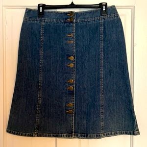Loft denim skirt